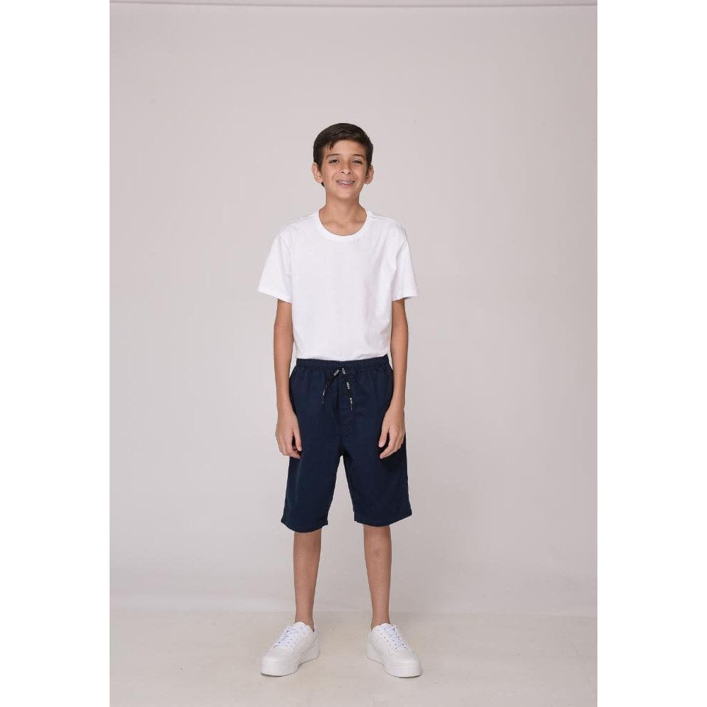 Bermuda Juvenil 7932 Azul Marinho [F075]