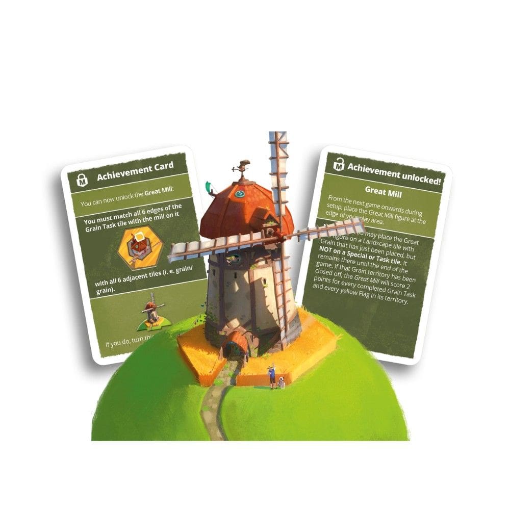 Dorfromantik: Great Mill Mini Expansão de Jogo de Tabuleiro Across The Board