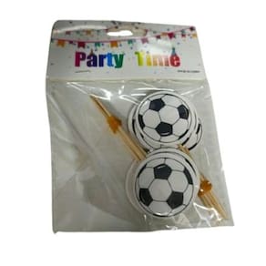 Palito De Aperitivo, Decoração De Bolos De Bola Futebol 12 Un