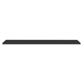 Prateleira Flutuante Para Cozinha Com Suporte Invisível 68x20cm Yara Preto - Lumil