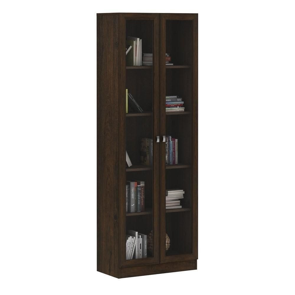 Armário Com 04 Prateleiras Para Home Office Me4115 Rústico - Tecno Mobili