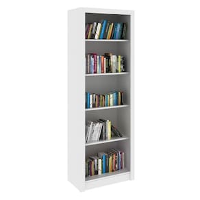 Estante Livreiro Multiuso 4 Prateleiras Me4104 Branco - Tecno Mobili