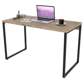 Mesa De Escritório Office 120cm Estilo Industrial Prisma C08 Carvalho - Mpozenato