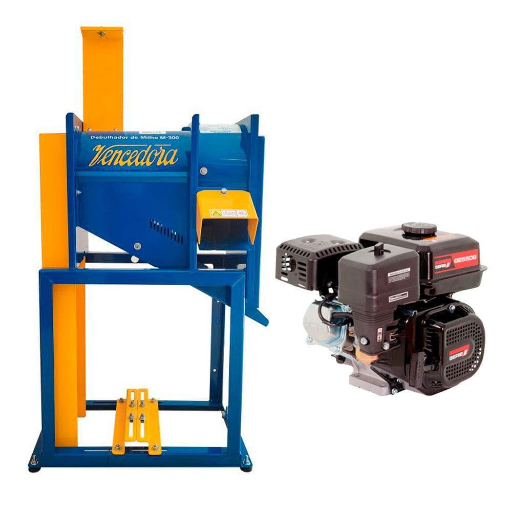 Debulhador Milho Gasolina 5,5HP Vencedora M300 Maqtron