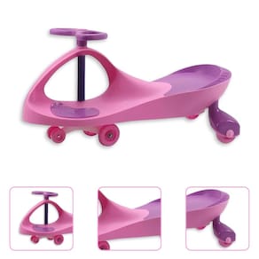 Brinquedo Super Car Rolimã Unitoys Rosa Gira 360