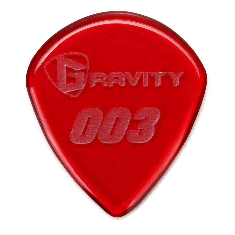 Palhetas de guitarra Gravity 003 Mini (Regular) Acrylic Series
