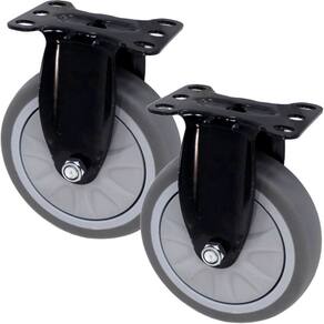 Kit 4 Roda Rodinhas Rodizio Reforçado Anti Risco De 125x32mm