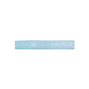 Toalha de Banho Azul Barrado Bordar Ponto Cruz 140x70cm