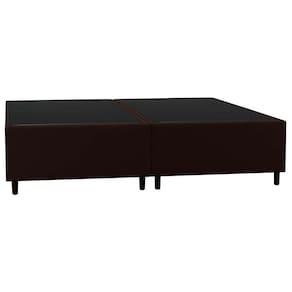 Base Cama Box Casal Queen 158cm Bipartido Hit I02 Corano Marrom - Mpozenato