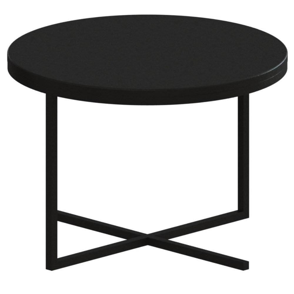 Mesa De Centro Baixa Volpi 24816 Preto - Artesano