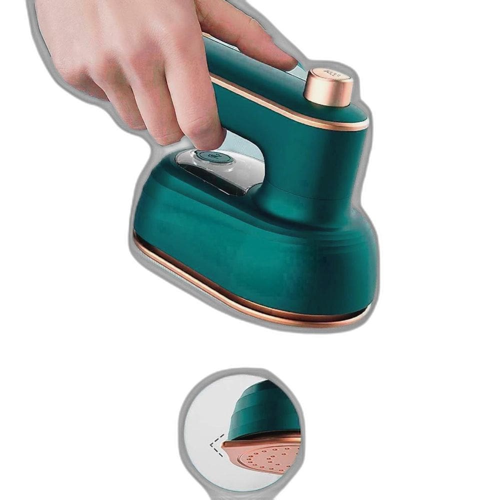 Mini Ferro De Passar Roupa Giratório Portátil A Vapor Viagem