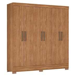 Guarda Roupa Casal 180cm 6 Portas Vanci D02 Amêndola - Mpozenato