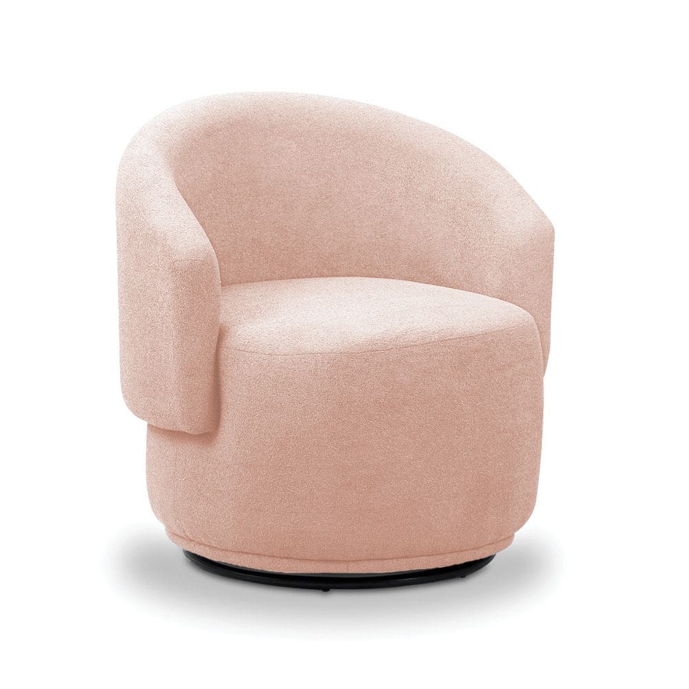 Poltrona Decorativa Orgânica Névoa Bouclê Rosê E03 - D`Rossi