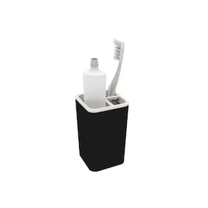 Porta Escova Dentes Caneta Treco Acessorio Preto Bege 1un