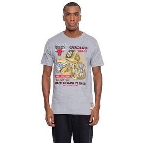 Camiseta Mitchell & Ness Masculina NBA Masculina Rings Chicago Bulls