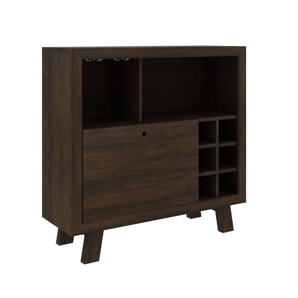 Balcão Adega 1 Porta Ad5002 Rústico - Tecno Mobili