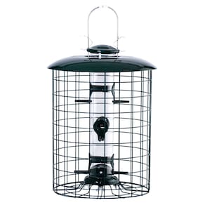 Alimentador de pássaros Woodlink WLC6S Caged Mixed Seed, capacidade de 600 ml