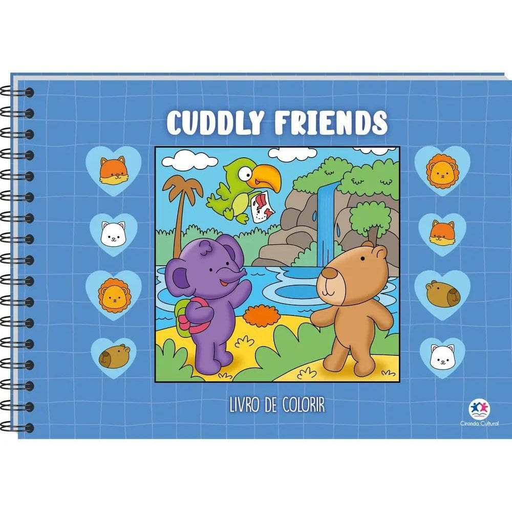 Livro Cuddly Friends Livrao De Colorir Ciranda Cultural