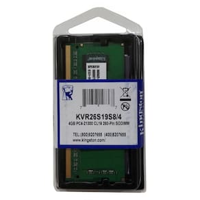 Memória Kingston 4gb Ddr4 2666 Compatível para Dell Inspiron 3477 AIO m44