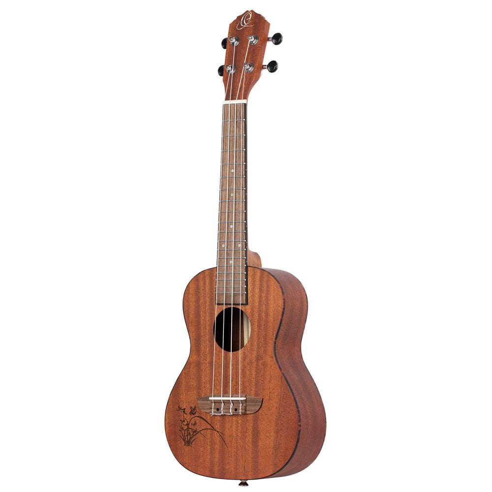 Concert Ukulele Ortega Guitars Bonfire Series para canhotos RU5MM-L