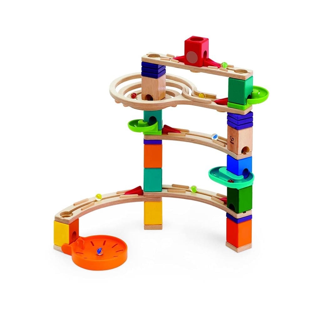 Blocos de corrida em mármore Hape Quadrilla Cliffhanger E6020 Kids 4+