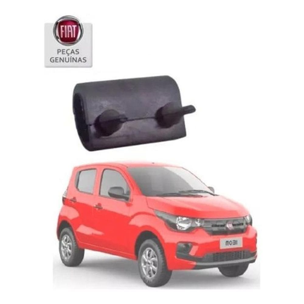Par Batente Tampao Traseiro Porta Malas Fiat Novo Uno 2Pcs