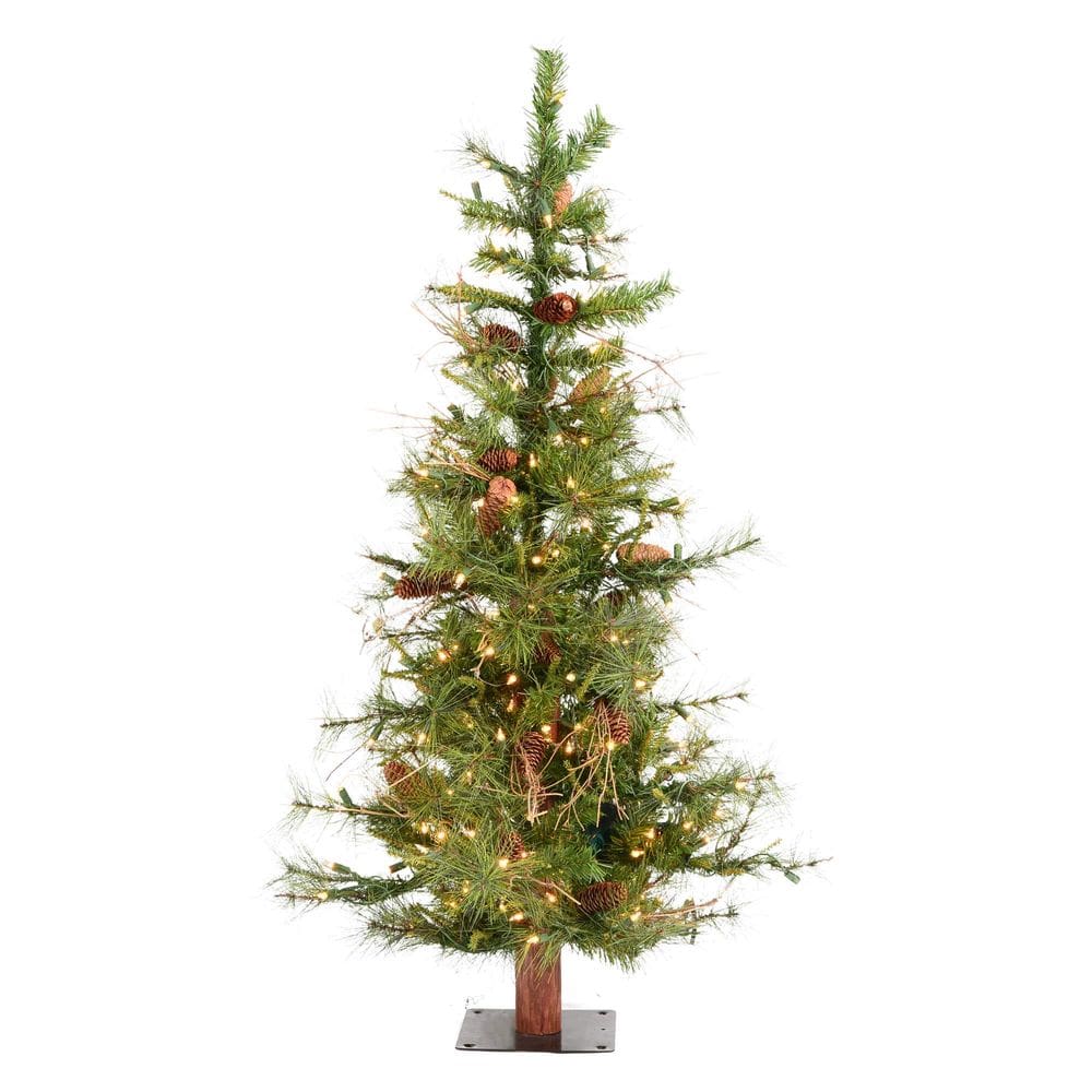 Árvore de Natal Vickerman Ashland 1,5 m com 300 luzes transparentes