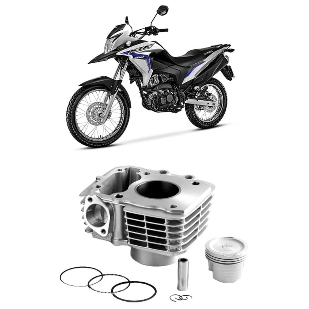 Kit Cilindro Pistão e Anel XRE 190 2016 a 2025 Controflex