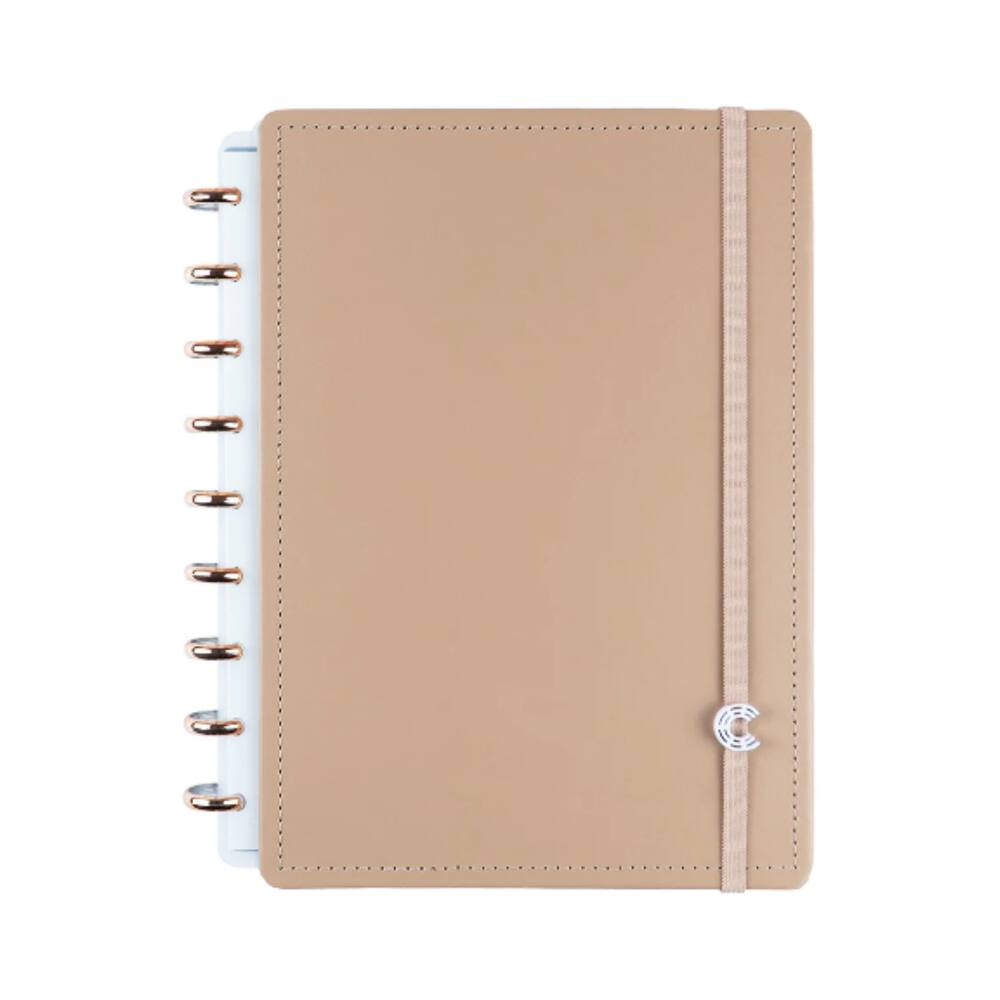 Caderno Inteligente Médio 80 Fls Tons de Café - Cappuccino