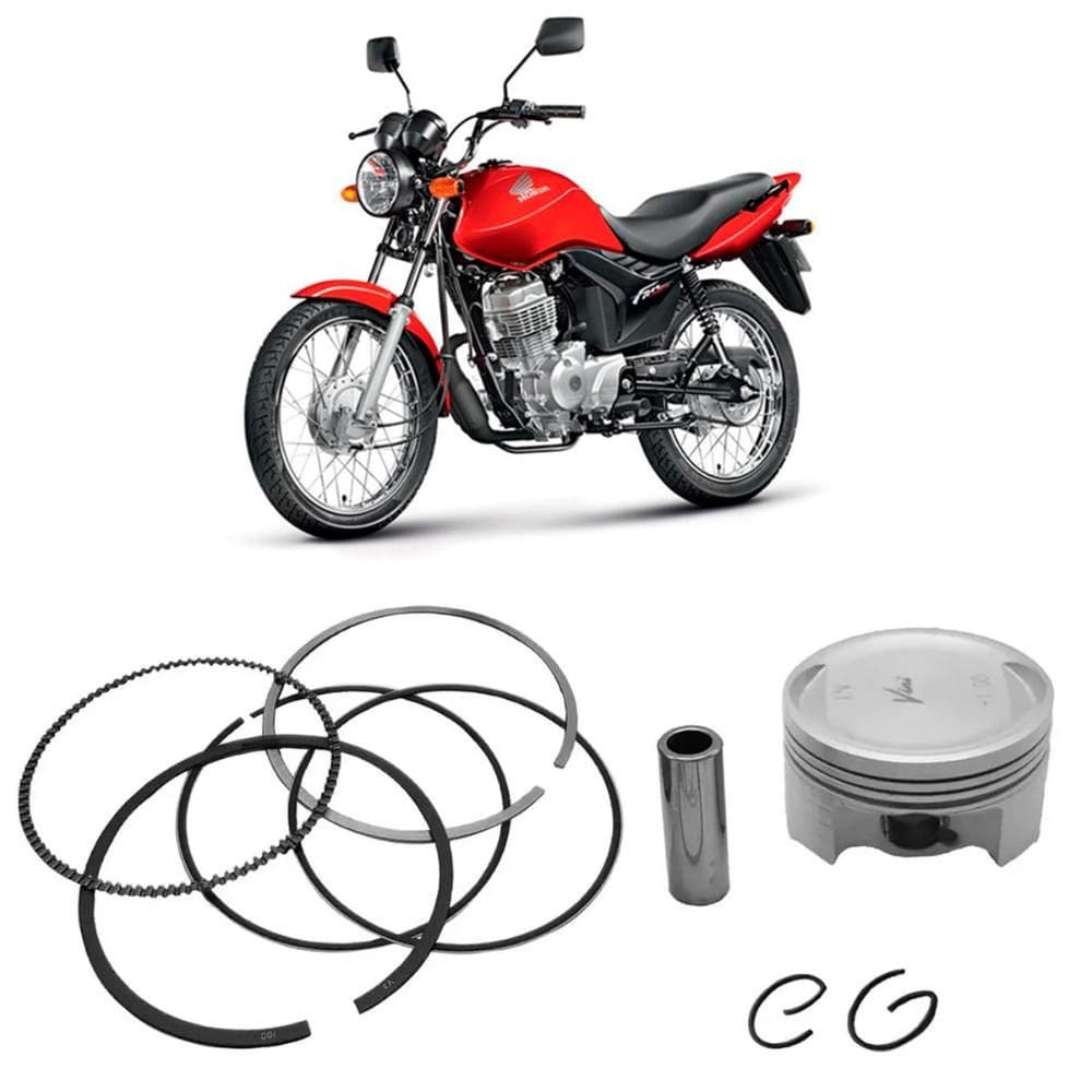 Kit Pistão e Anel 0.25 CG NXR 125 Vini-Controflex 9020810152