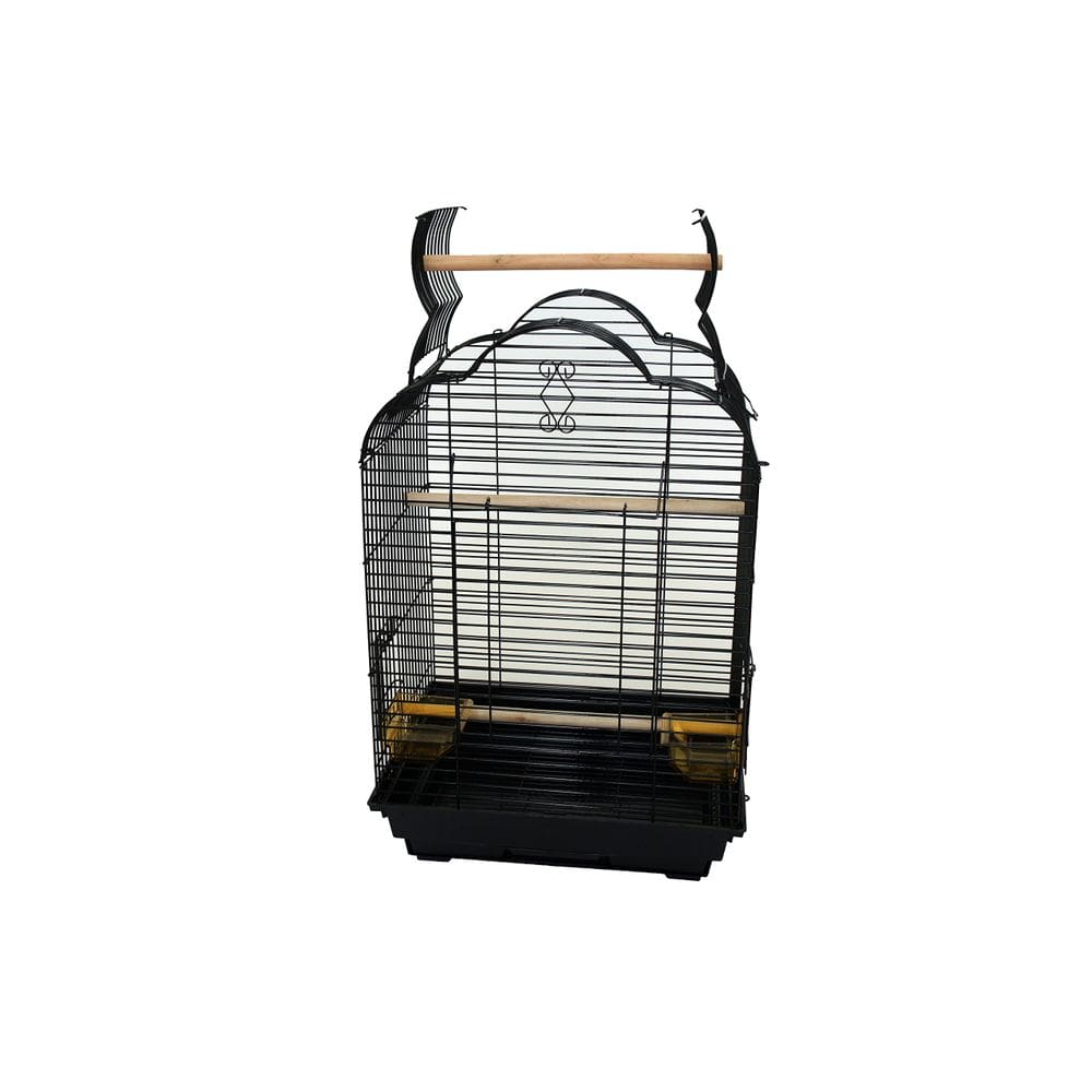 Parrot Cage YML, espaçamento entre barras pequenas, 18x14cm, preto
