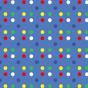 Papel De Parede Azul Escuro Circulos Coloridos Autocolante