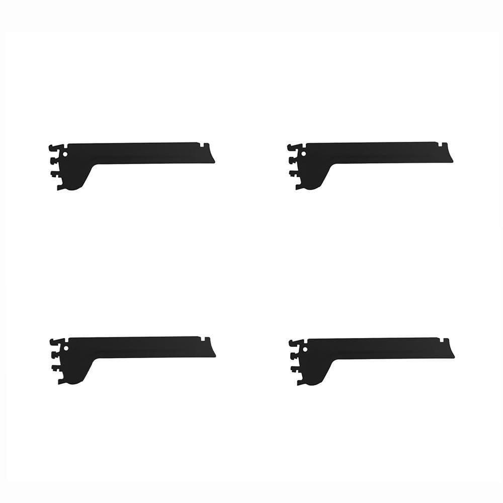 Kit 4 Mão Francesa Apoio Para Bandeja 30cm Slg Gôndolas New Plus Preto - Sa Gôndolas