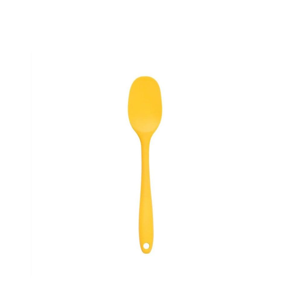 Espatula Redonda Mini Silicone Amarelo Kids