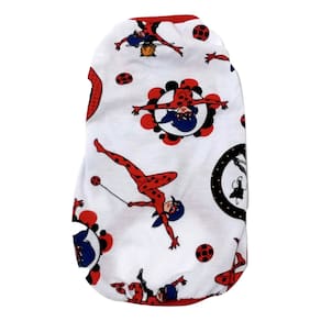 Pijama para cachorro Estampa Miraculosas branca Tamanho M