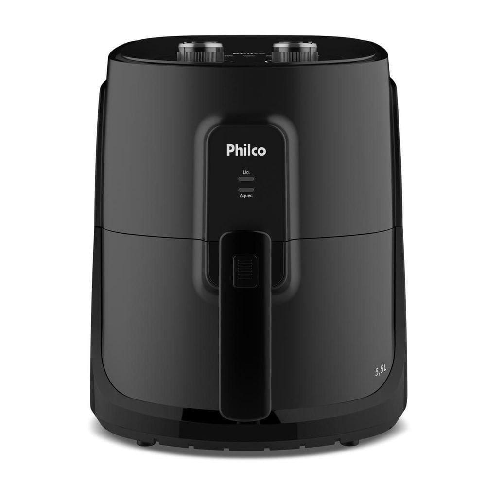 Air Fryer Philco 5,5L Revestimento Redstone 1500W PAF55B - 110V