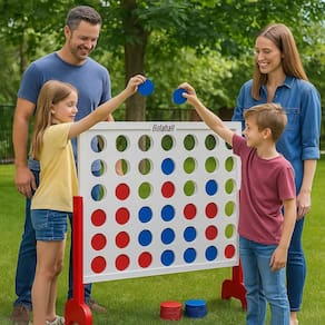 Jogo gigante de madeira 4 em uma linha Bolaball 4FT Jumbo Connect Game