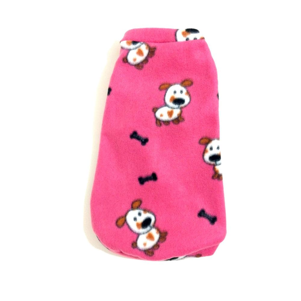 Roupa Capa Soft Para Cachorro Rosa Com Dog Tamanho M
