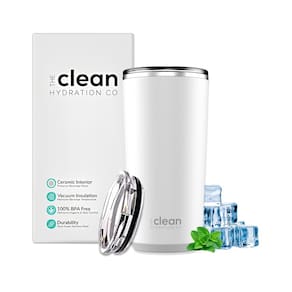 Copo The Clean Hydration Company isolado 600 ml branco