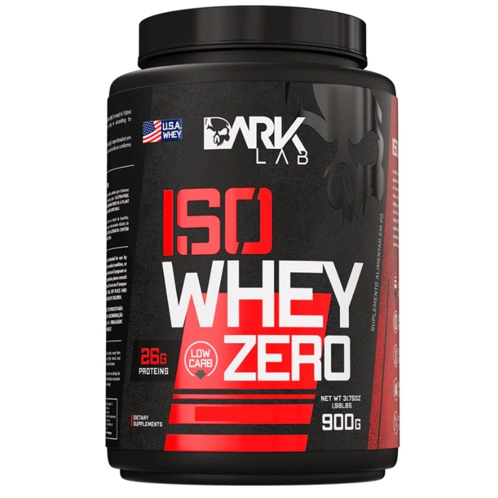 Iso Whey Zero Proteína Isolada (900g) Dark lab