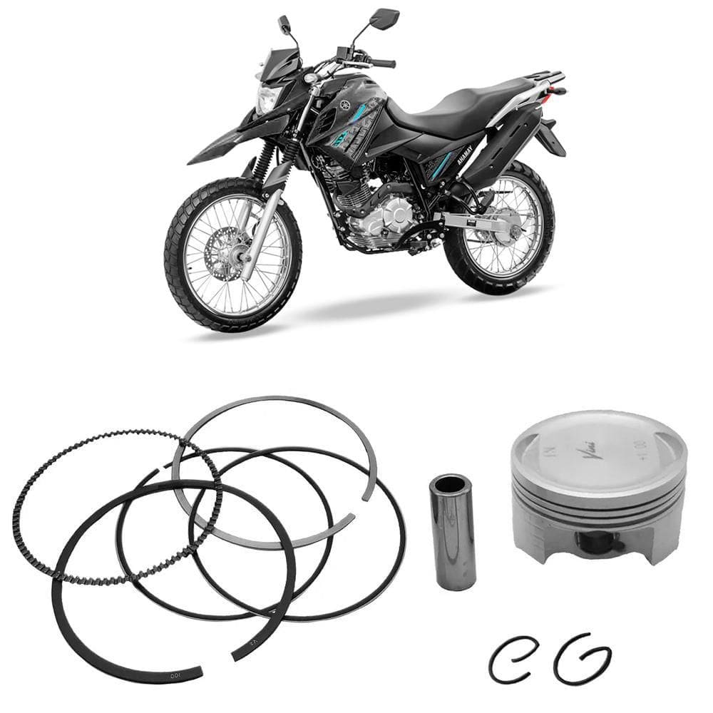Kit Pistão e Anel 1.00 YBR YS XTZ 150 Vini-Controlflex