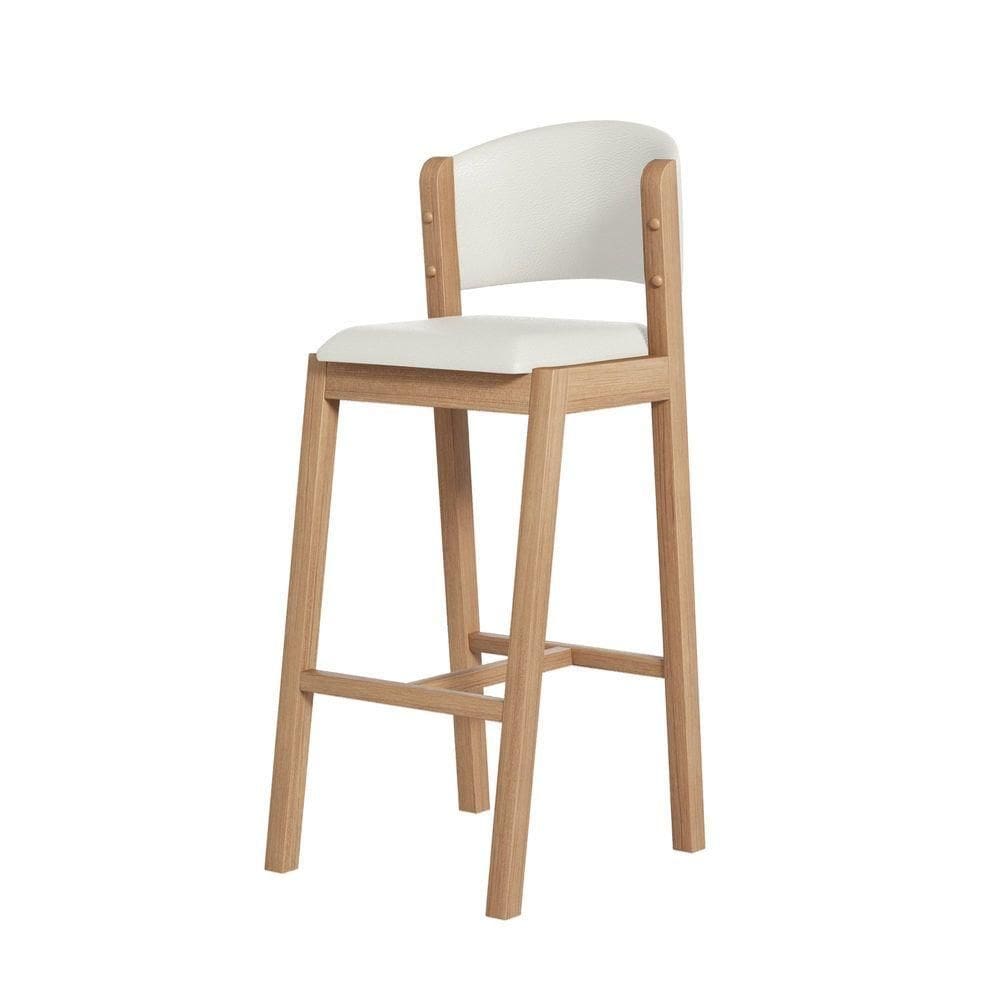 Banqueta Antonella Corino área Gourmet - 7 Decor Branco