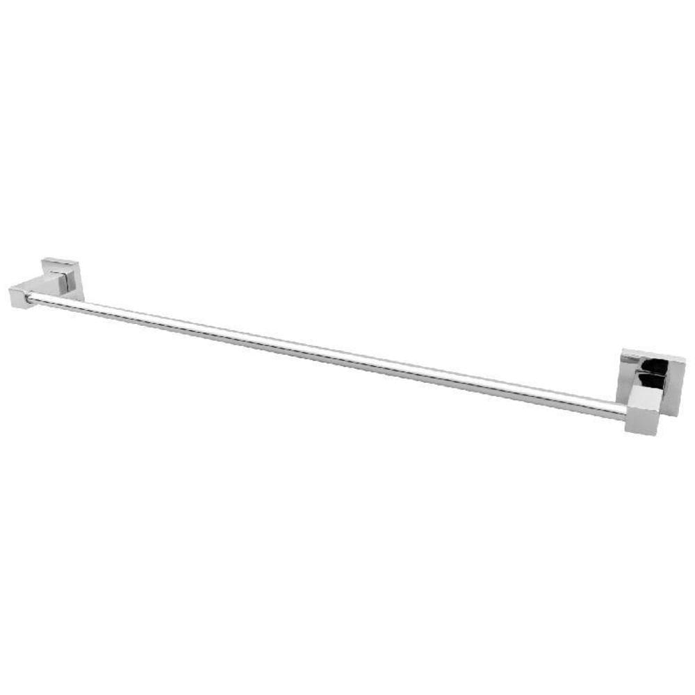Porta Toalha Banho Para Banheiro Stylos Cromado