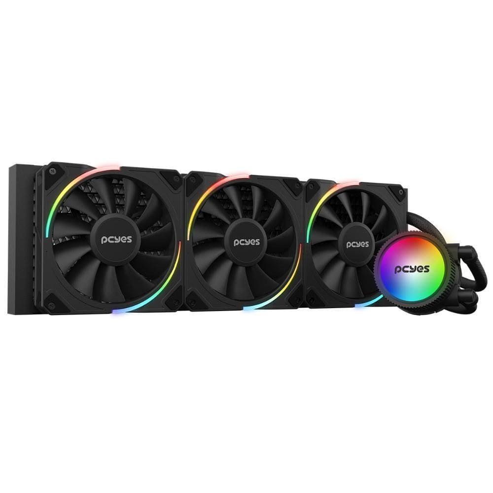 Water Cooler Sangue Frio 3 Argb Black Vulcan 360Mm Tdp 350W