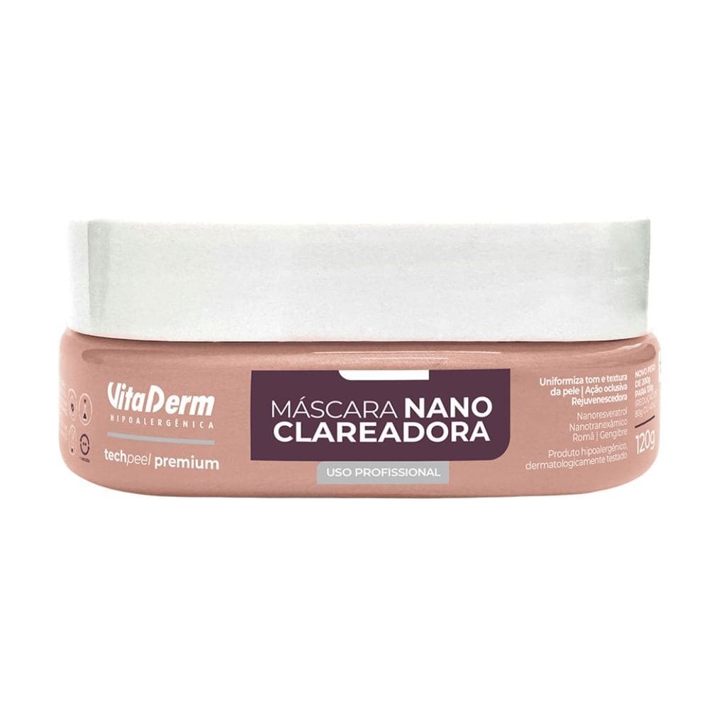 Máscara Nanoclareadora Techpeel 120g Vita Derm