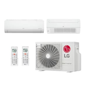 Ar Condicionado Multi Split Inverter LG 18000 BTUs (9000 Hi Wall+9000 Cassete) Quente/Frio Z2UW18GFB1.AWGZBR9- 220V