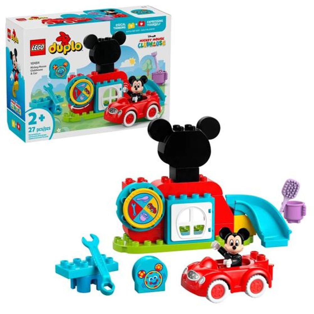 Blocos De Montar - Casa e Carro do Mickey Mouse LEGO DO BRASIL