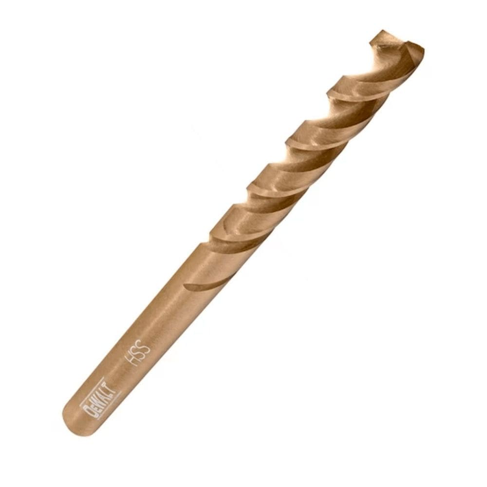 Kit 10 Brocas Aço Rápido 6mm Gold Ferrous DWA30600G DeWalt