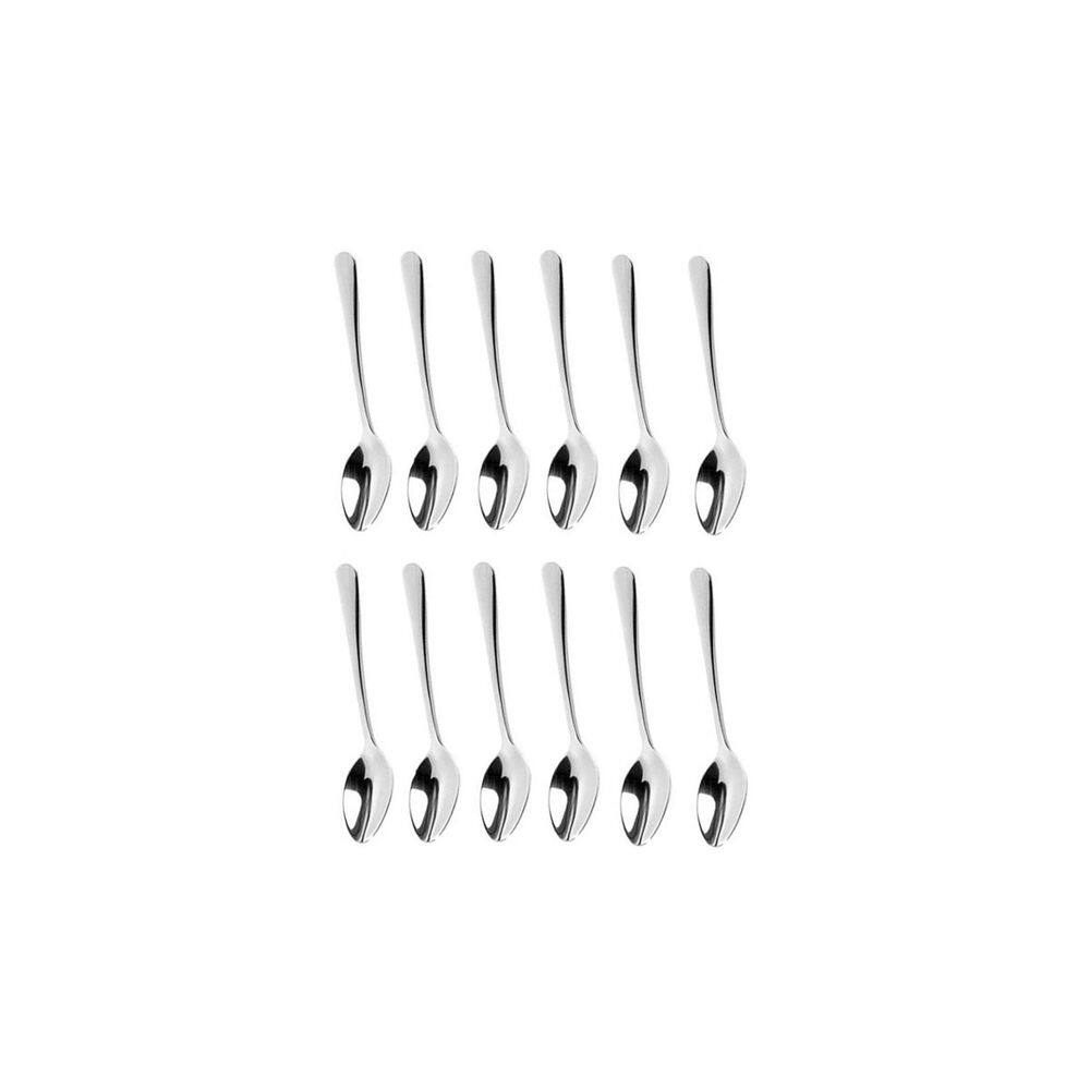 Colher de Cafe Aço Inox Resistente Elite 12un
