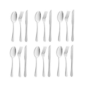 Talheres de Mesa Inox Faqueiro Garfo Colher Faca Elite 36un